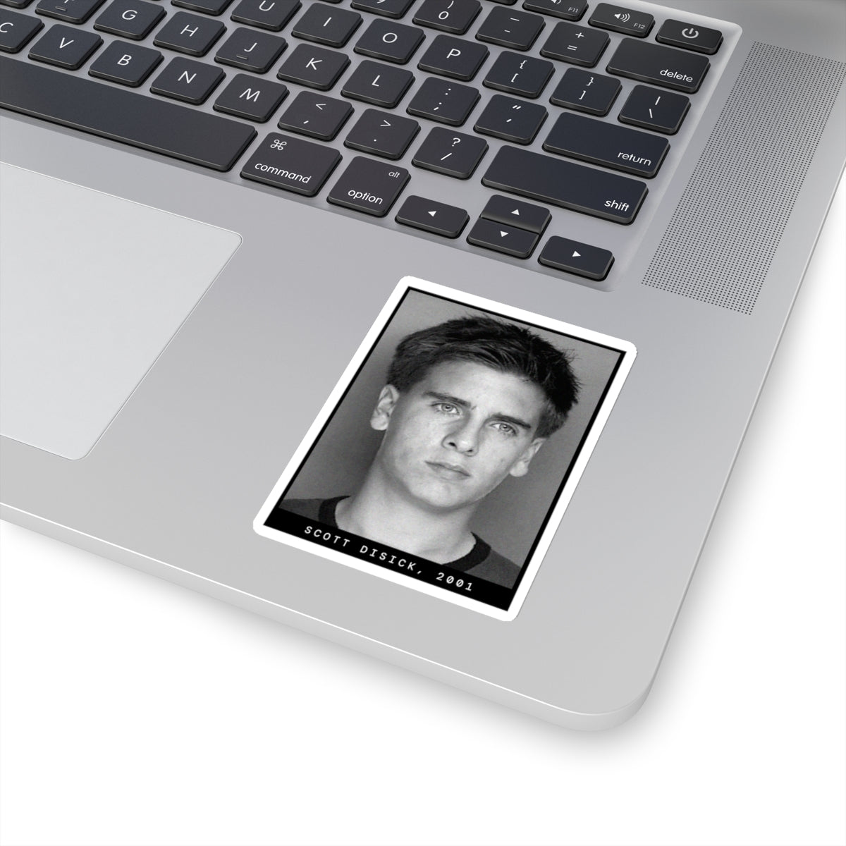 Scott Disick, 2001 Celebrity Mugshot Sticker