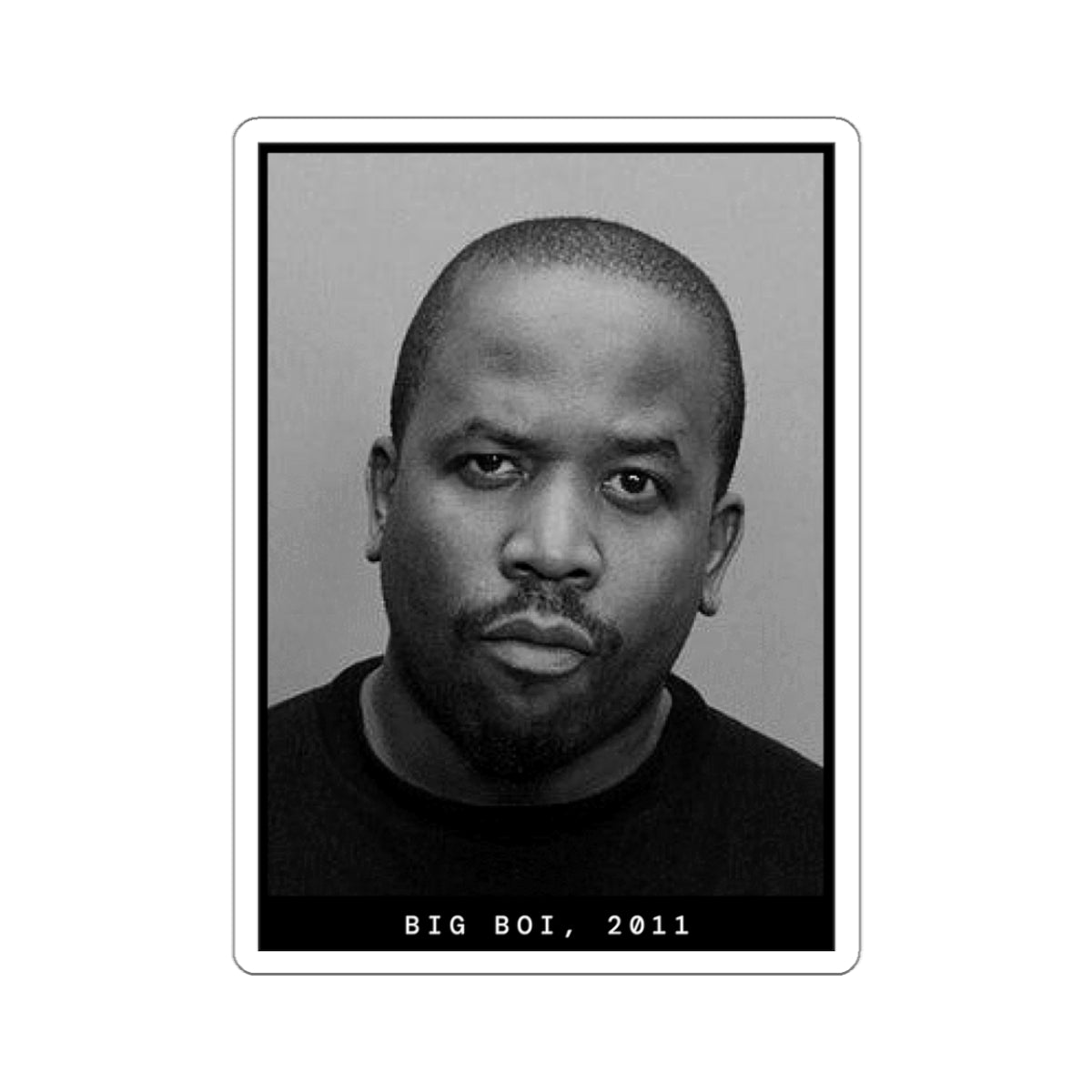 Big Boi, 2011 Rapper Mugshot Sticker