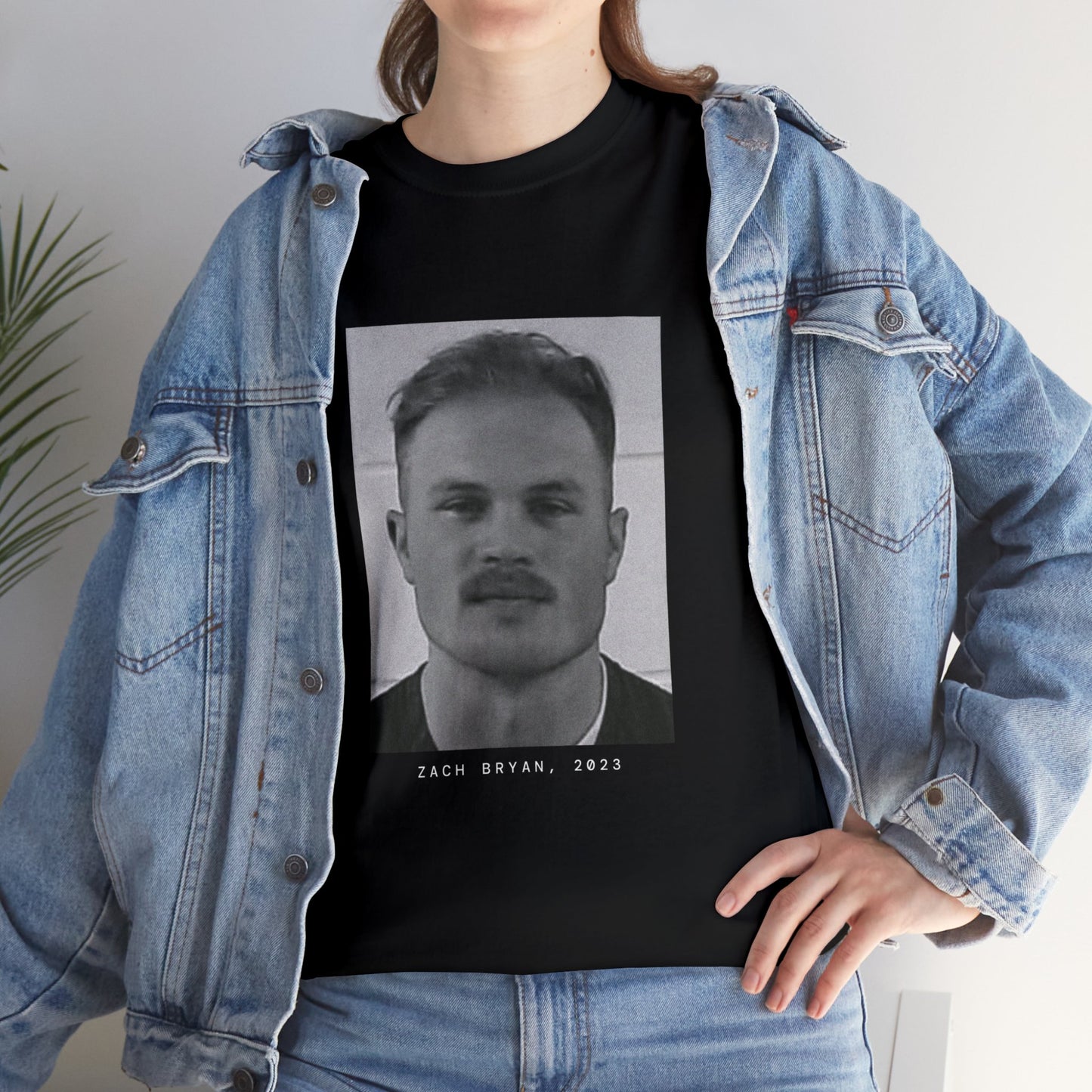 Zach Bryan 2023, Singer Mugshot Tee