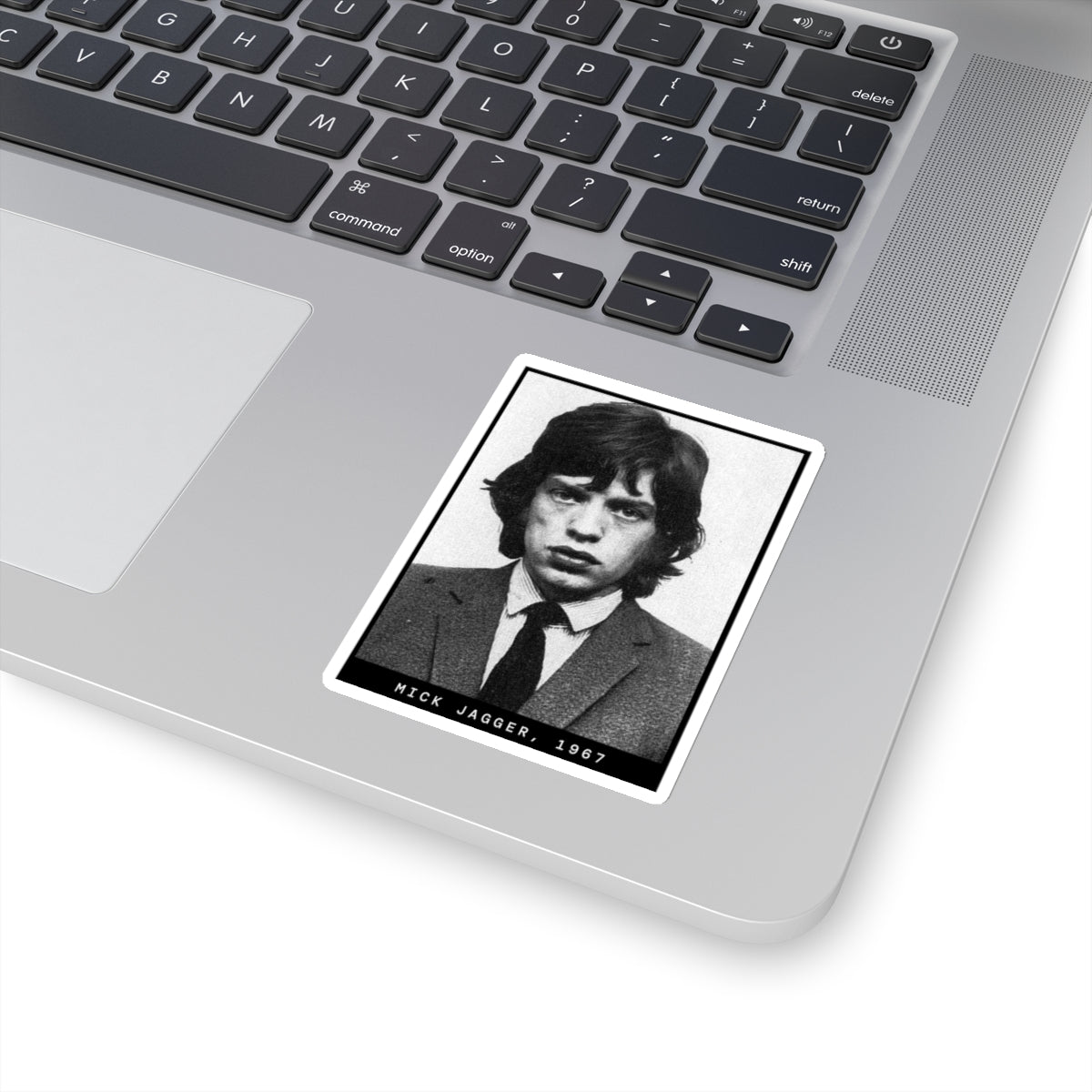 Mick Jagger, 1967 Singer Mugshot Sticker