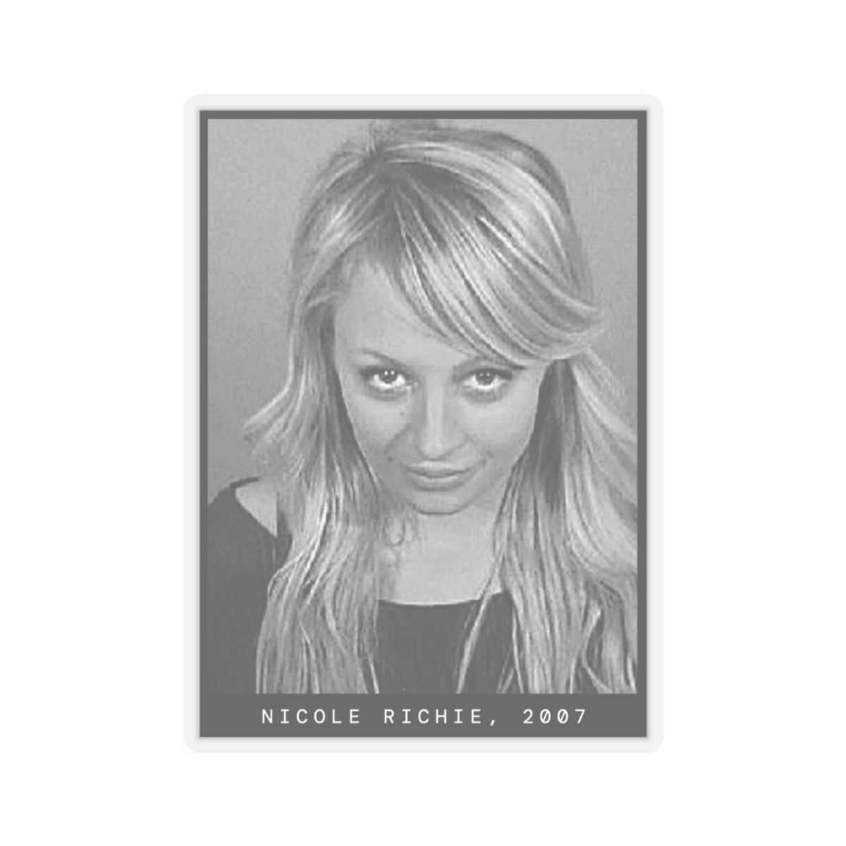 Nicole Richie, 2007 Celebrity Mugshot Sticker