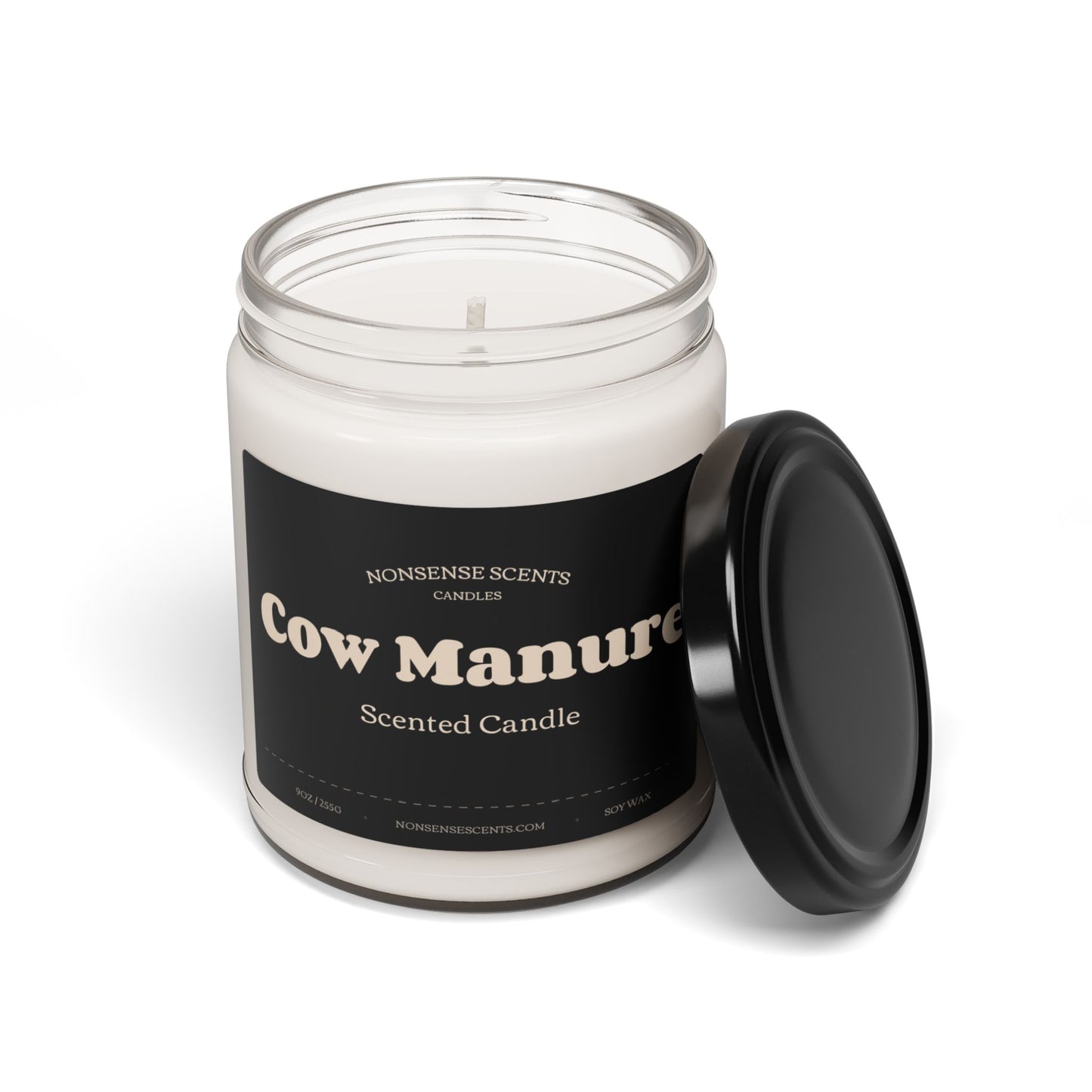 Cow Manure Scented Candle - Funny Farm Gag Gift Candle by Nonsense Scents