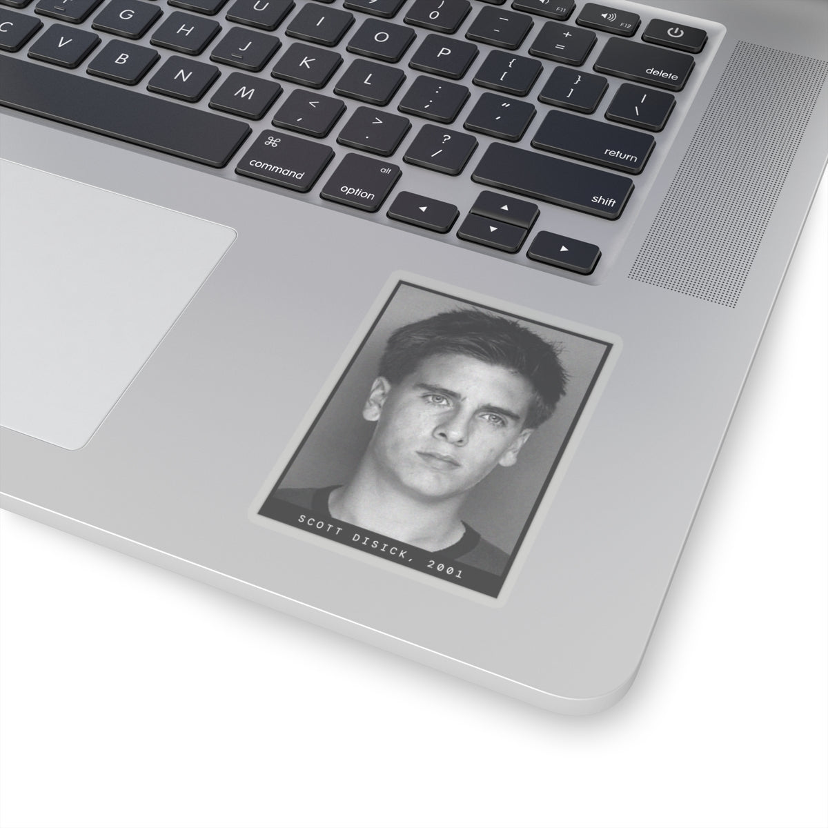 Scott Disick, 2001 Celebrity Mugshot Sticker