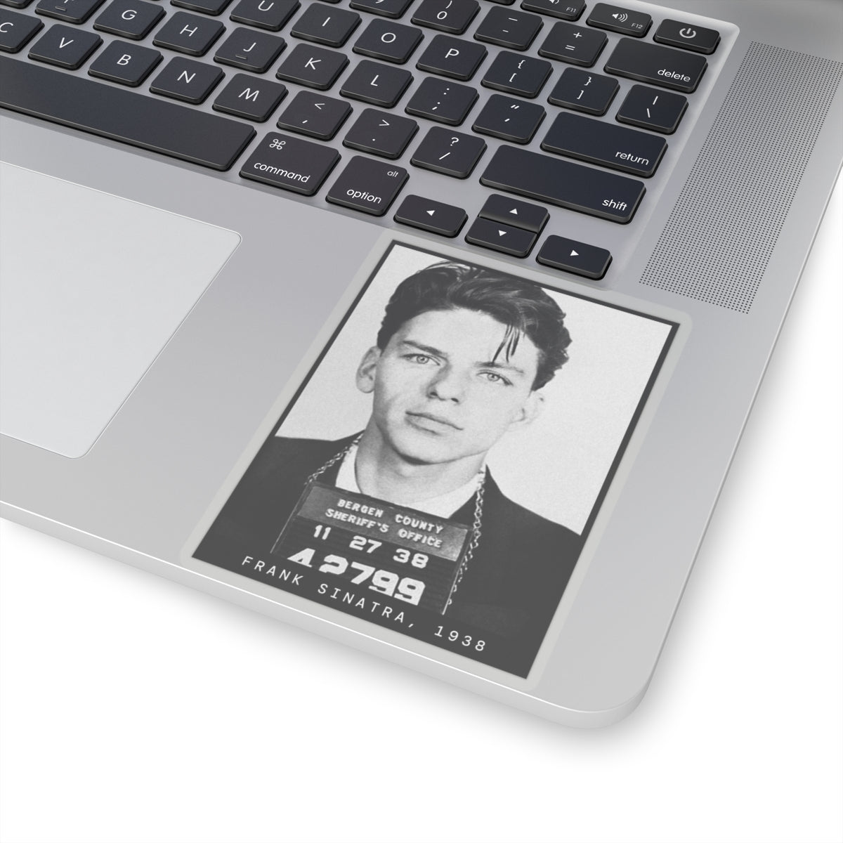 Frank Sinatra, 1938 Singer Mugshot Sticker