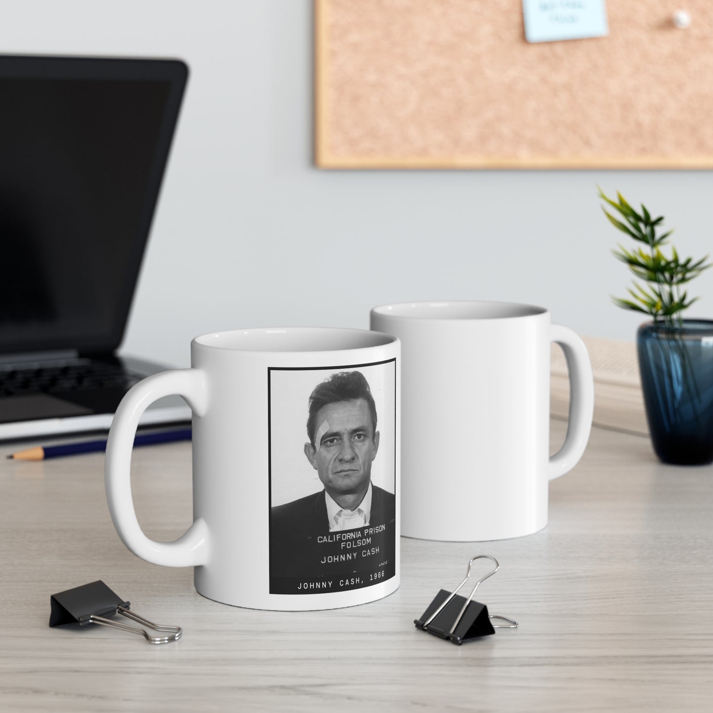 Johnny Cash, 1966 Singer Mugshot Mug