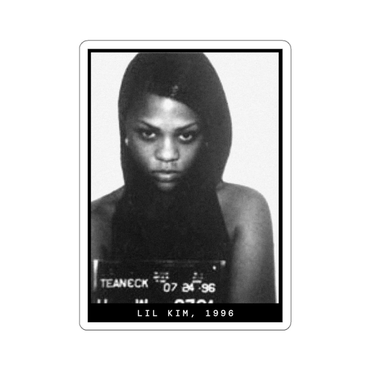 Lil Kim, 1996 Rapper Mugshot Sticker