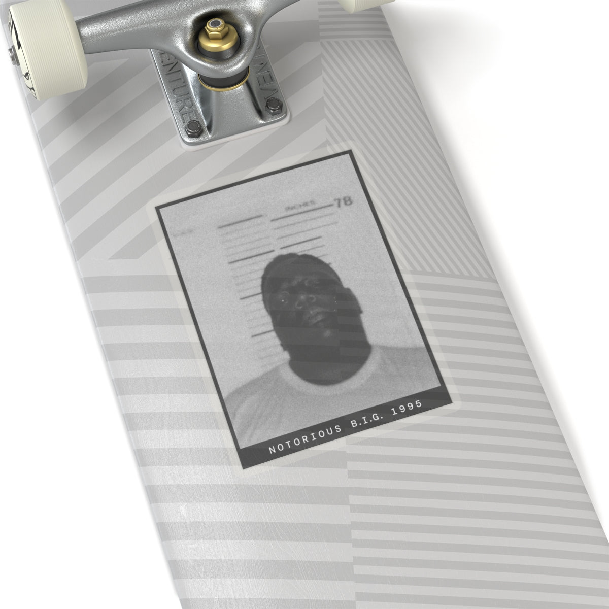 Notorious B.I.G. 1995 Rapper Mugshot Sticker