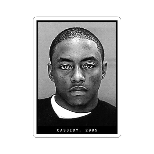 Cassidy, 2005 Rapper Mugshot Sticker