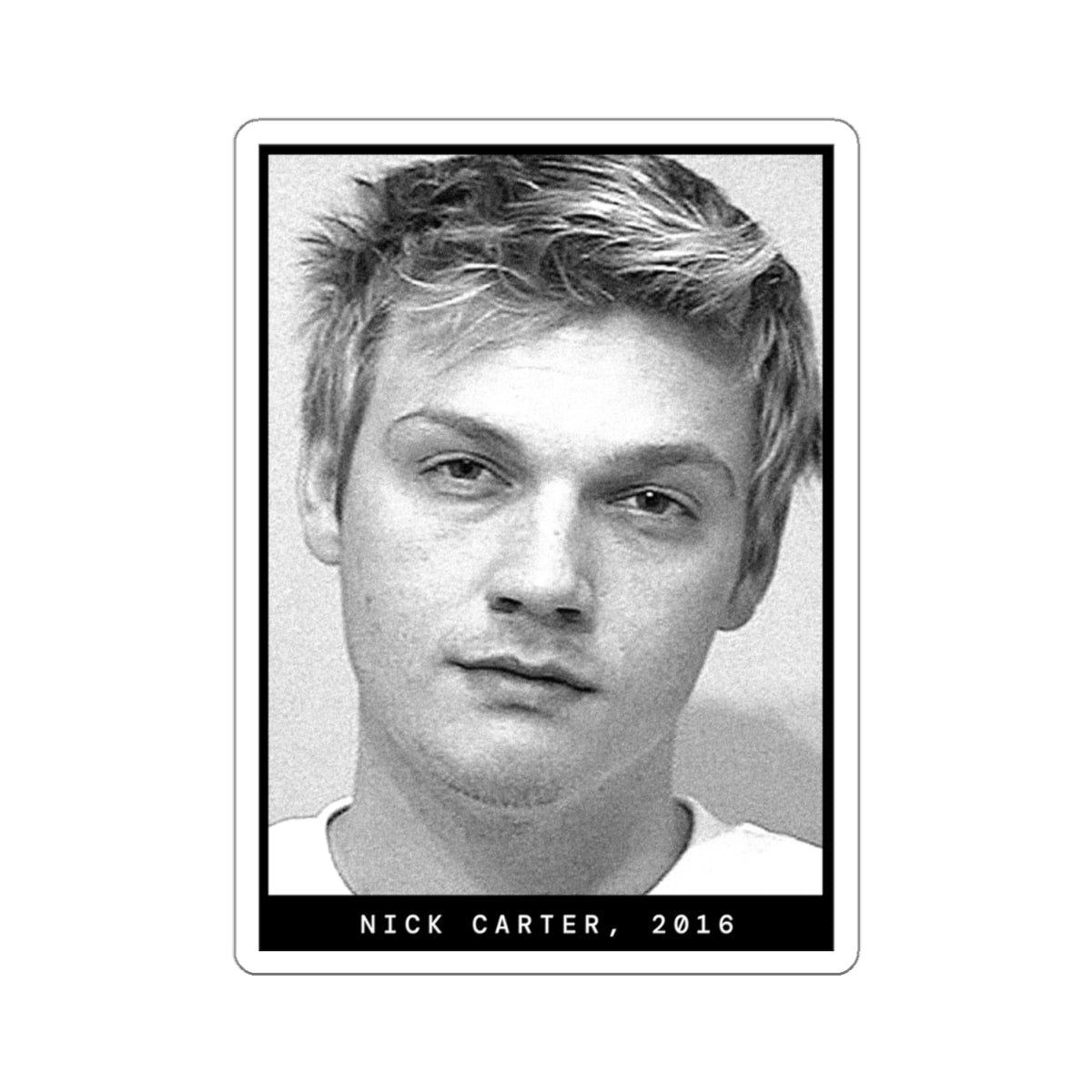 Nick Carter, 2016 Singer Mugshot Sticker