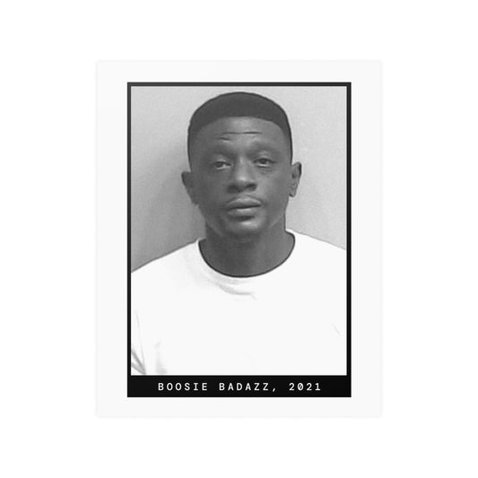 Boosie Badazz, Lil Badazz, 2021 Rapper Mugshot Poster