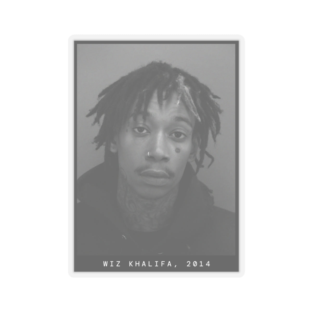 Wiz Khalifa, 2014 Rapper Mugshot Sticker