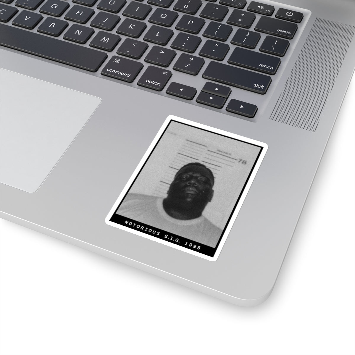 Notorious B.I.G. 1995 Rapper Mugshot Sticker