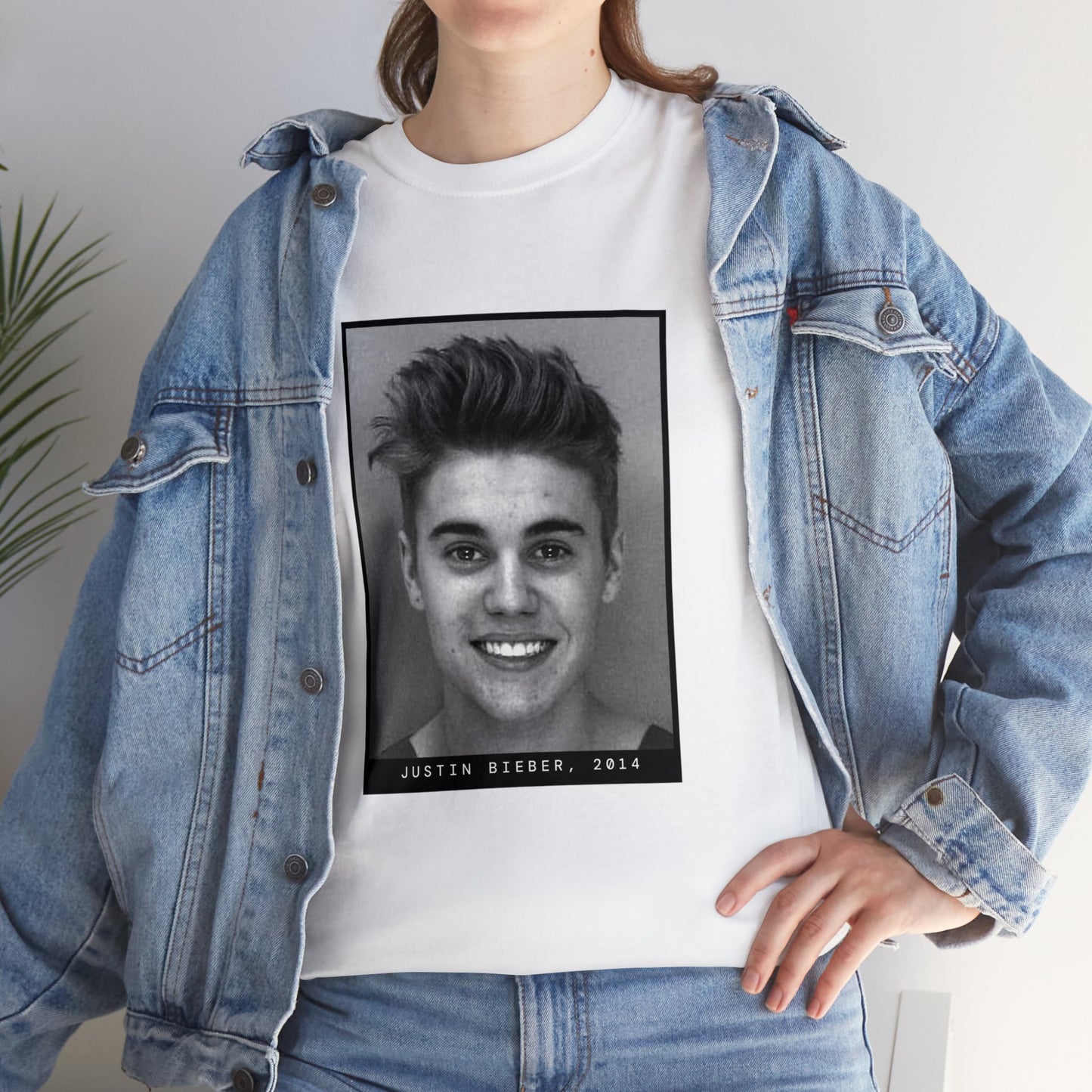 Justin Bieber, 2014 Singer Mugshot Tee