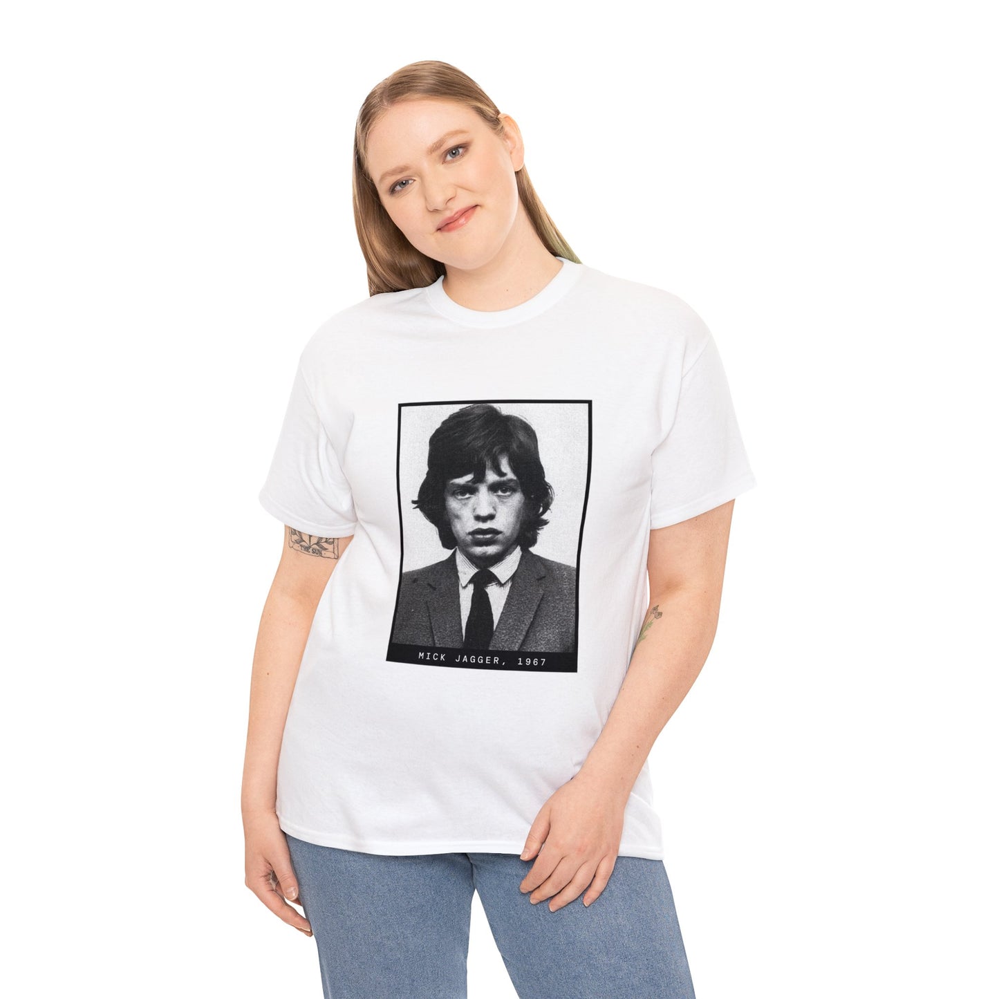 Mick Jagger, 1967 Mugshot Tee