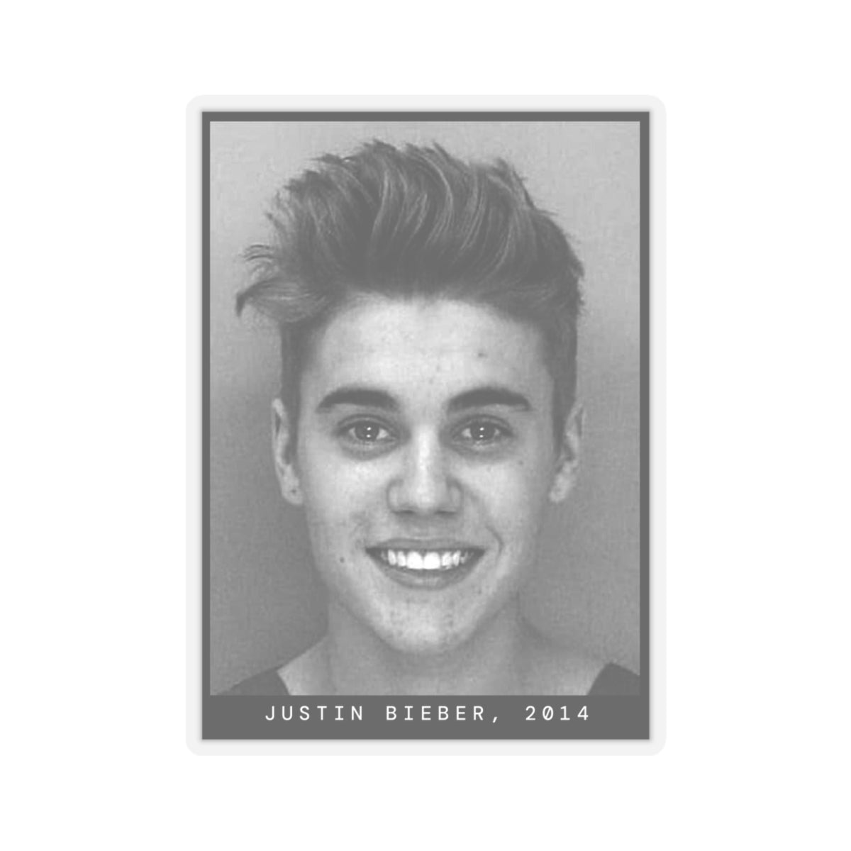 Justin Bieber, 2014 Singer Mugshot Sticker