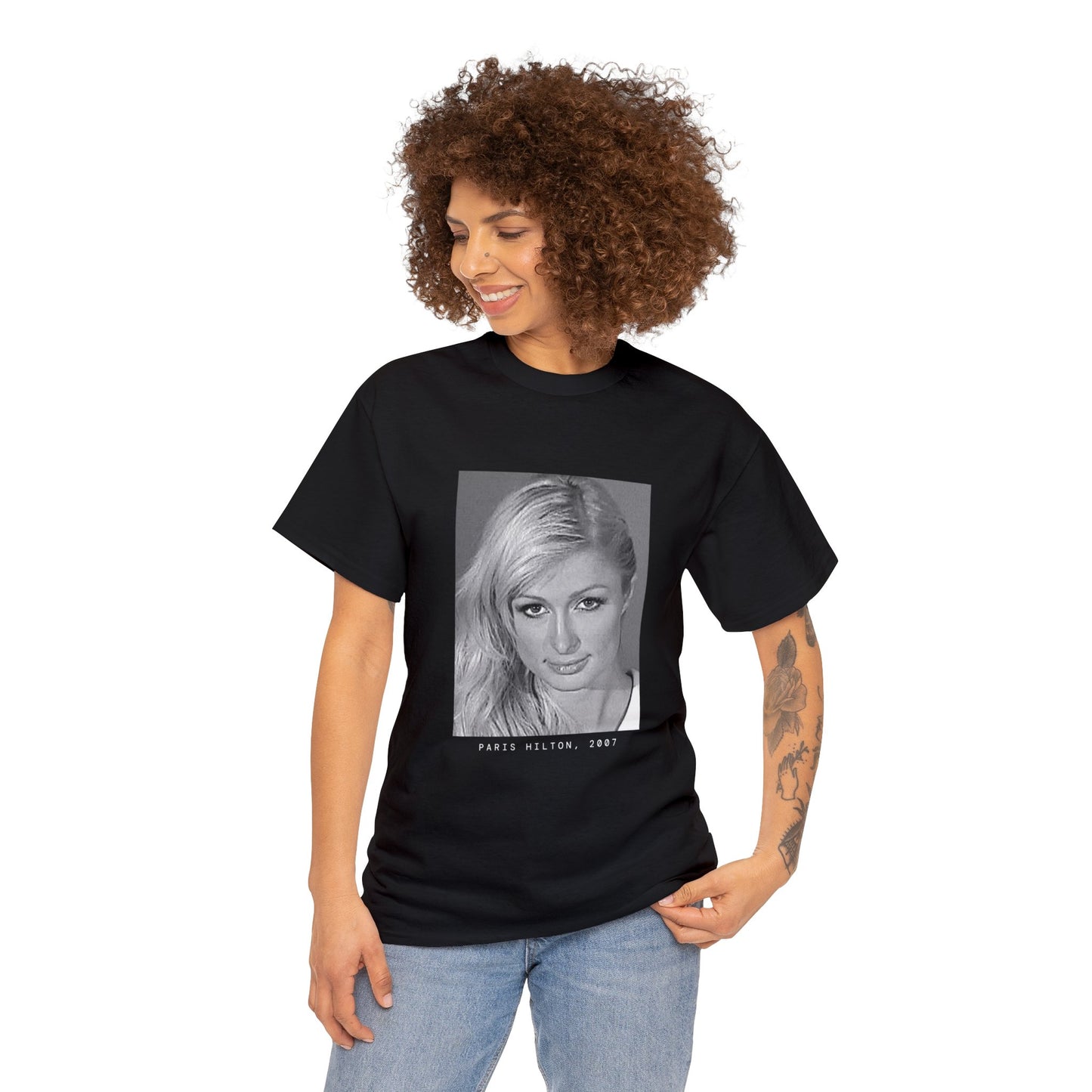 Paris Hilton, 2007 Celebrity Mugshot Tee