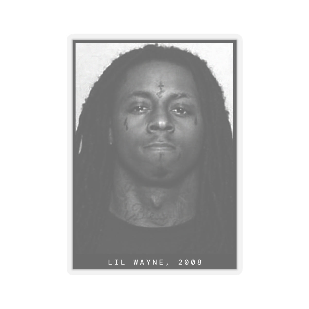 Lil Wayne, 2008 Rapper Mugshot Sticker