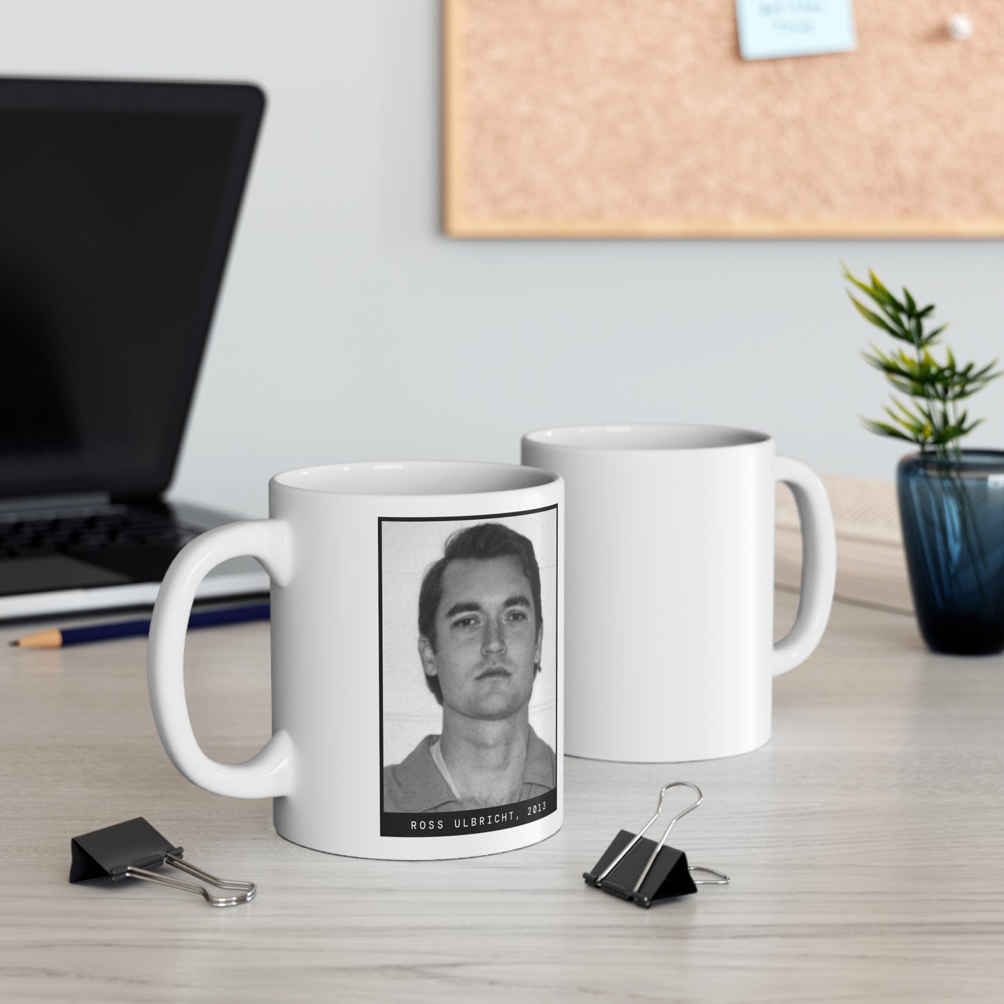 Ross Ulbricht, 2013 Silkroad Mugshot Mug