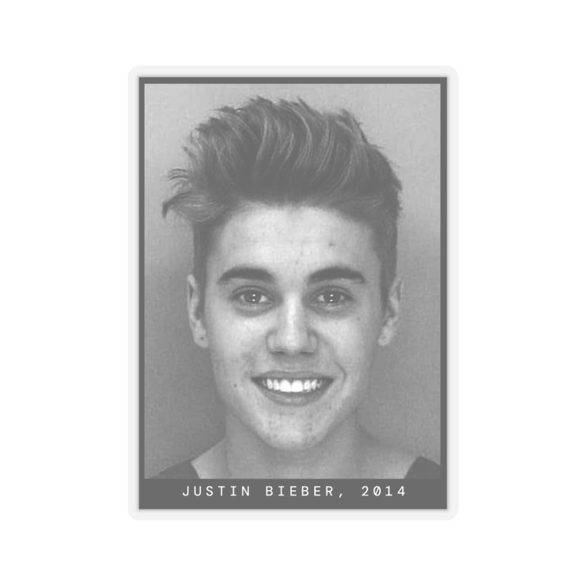 Justin Bieber, 2014 Singer Mugshot Sticker