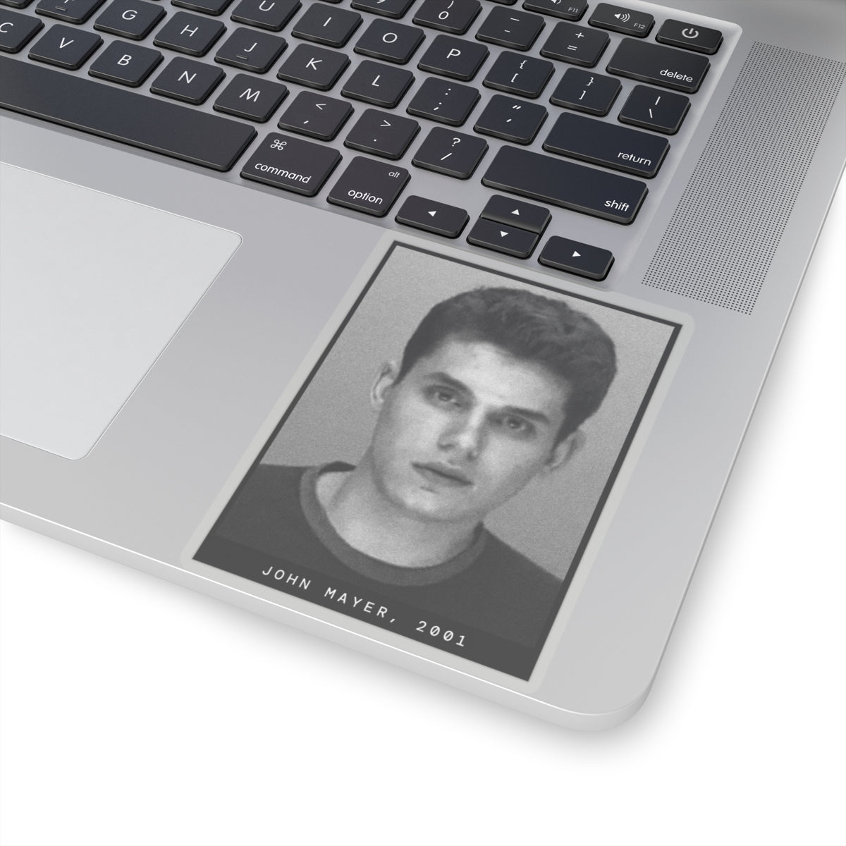 John Mayer, 2001 Singer Mugshot Sticker