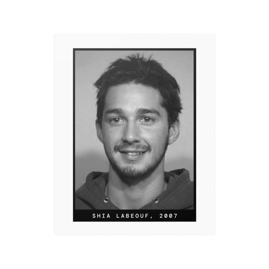 Shia LaBeouf, 2007 Actor Mugshot Poster