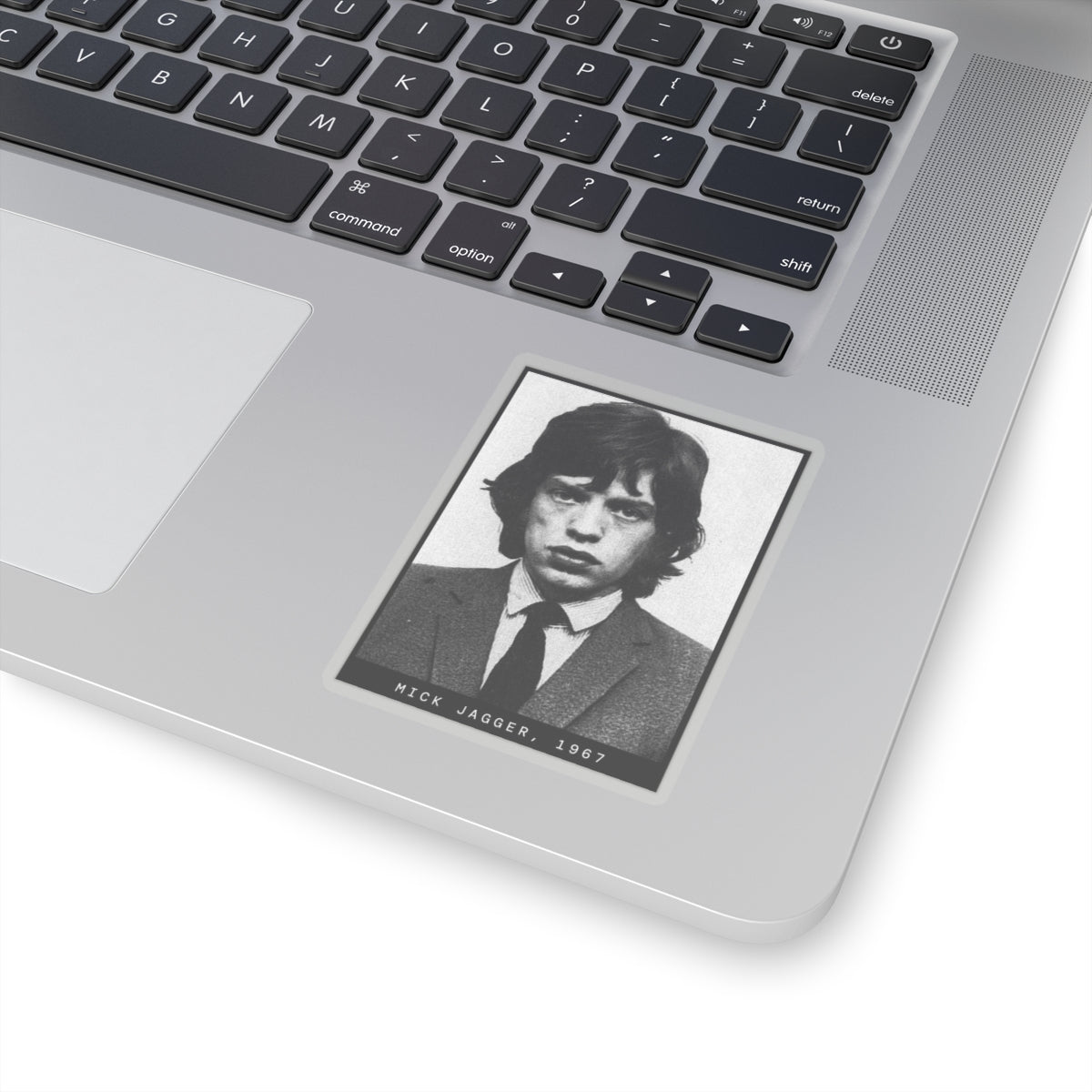 Mick Jagger, 1967 Singer Mugshot Sticker